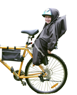 regnskydd till cykelstol